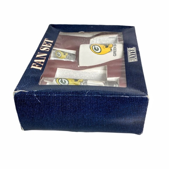 NIB Vintage Green Bay Packers Mug, & Shot Glass Fan Set By Hunter - Picture 7 of 12